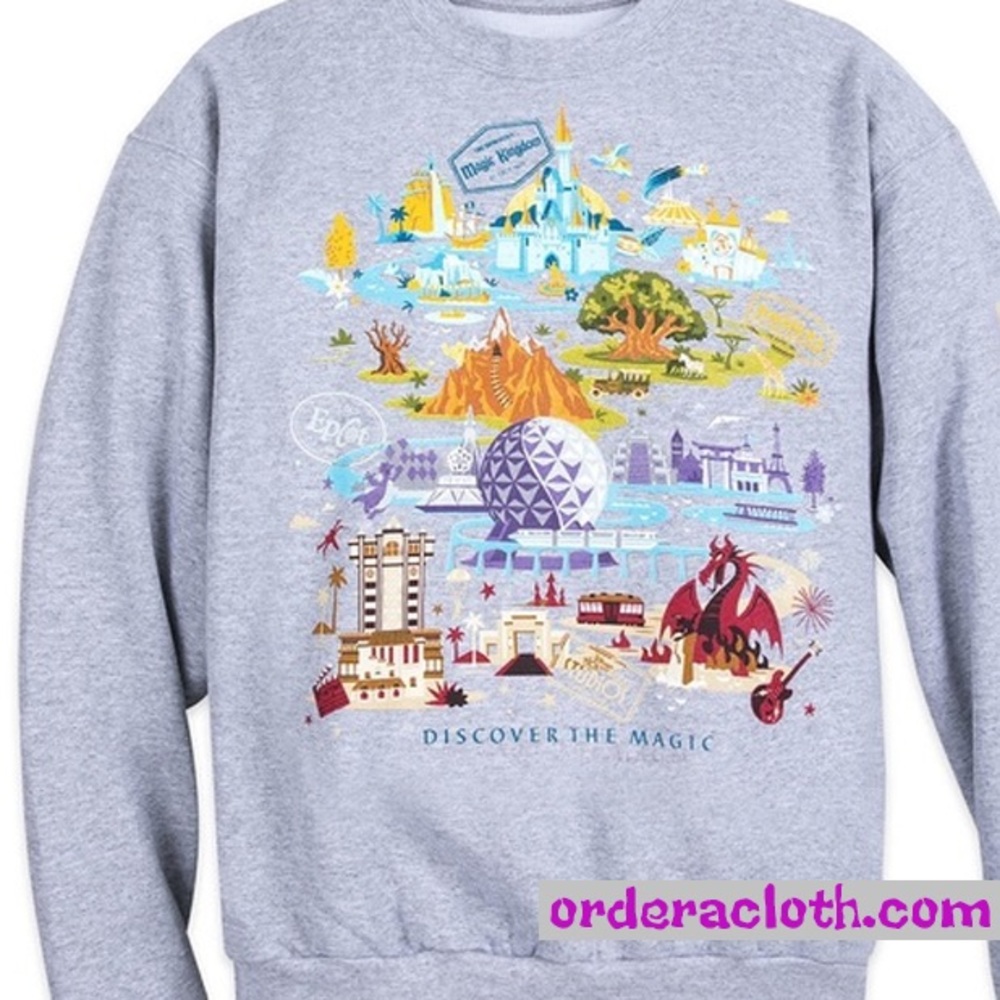 WDW Map Sweatshirt